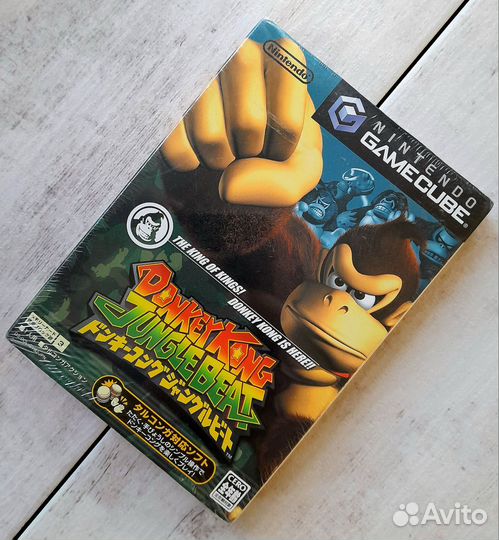 Donkey Kong Jungle Beat Nintendo Gamecube Новый