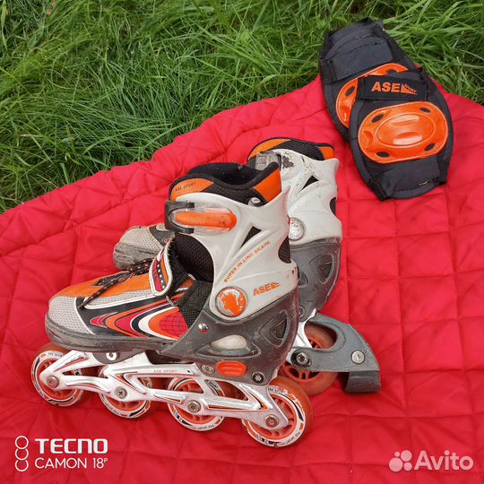 Детские ролики и защита