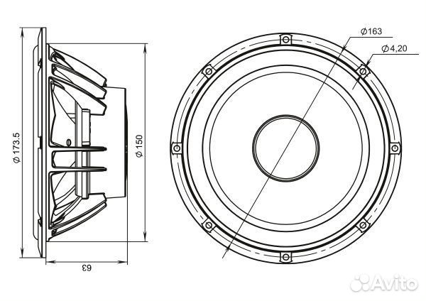 Компонентная акустика Pride Easy 6.5