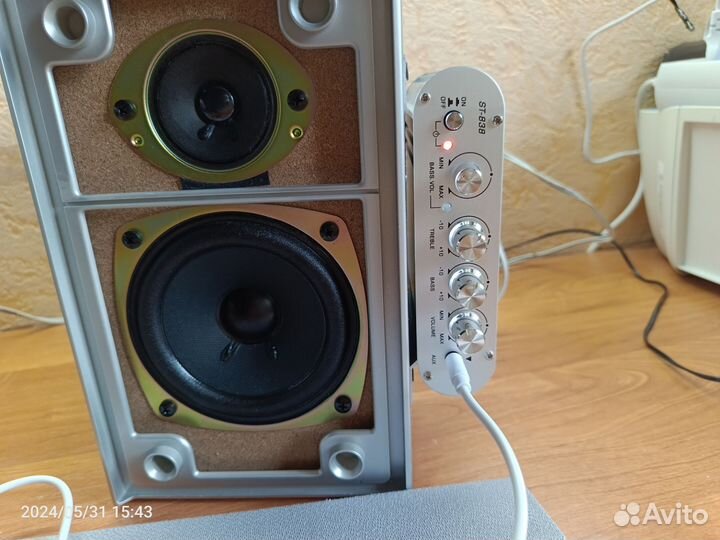 Акустические колонки 2.1