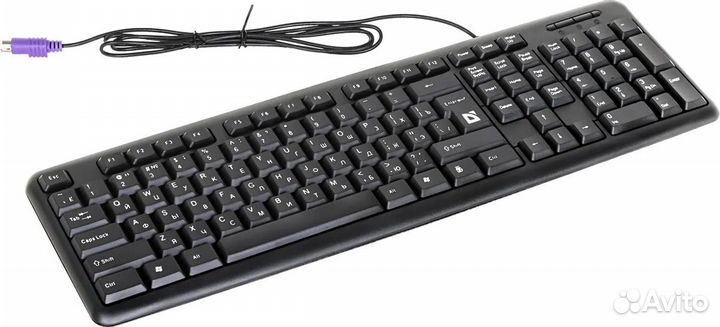 Клавиатура Defender Element HB-520 PS/2 B (Чёрный)