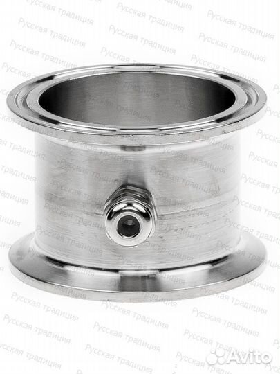 Мини царга с ниппелем под термометр, 2 дюйма