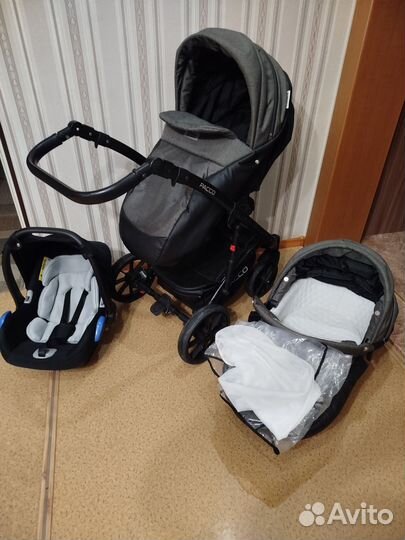 Коляска 3 в 1 pacco