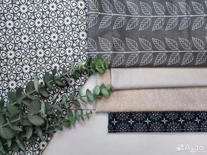 Набор тканей N11 для рукоделия 5 шт. по 38*48 см