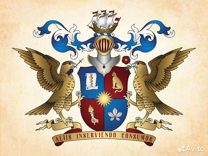 Герб (семейный, фамильный, личный) на заказ