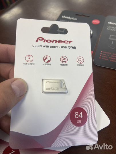 Флешка карта памяти USB Lenovo Pioneer 32 64 Гб