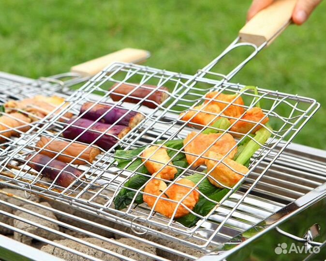 Решетка для гриля барбекюНовая22х22