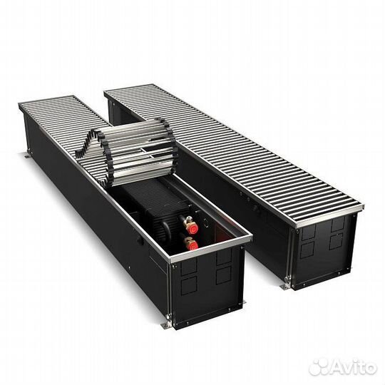 Внутрипольный конвектор с естественной конвекцией