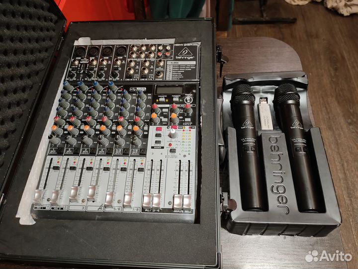 Микшер behringer xenyx qx 1204 usb + mic