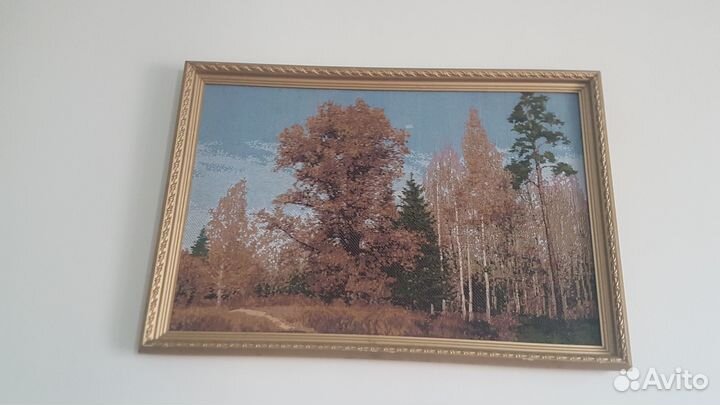 Картина в раме гобелен