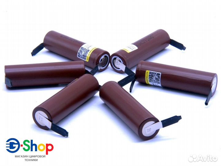 Аккумулятор 35A 18650 HG2 3000mAh c Ni лентой