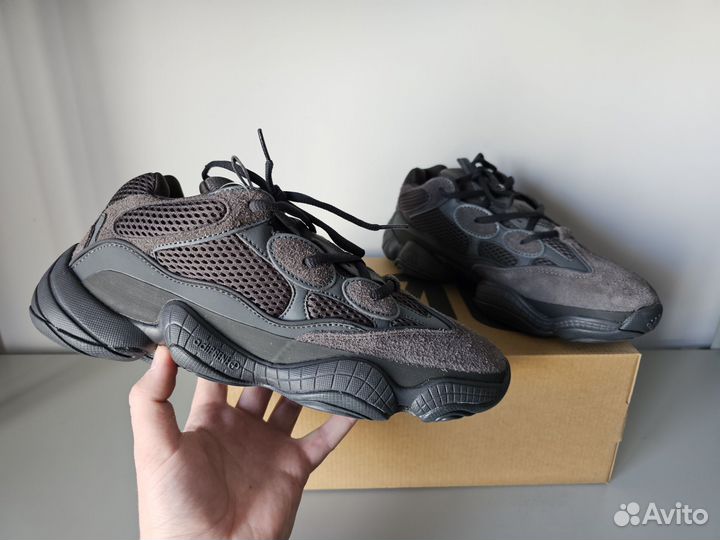 Кроссовки мужские Adidas Yeezy 500 Carbon Grey