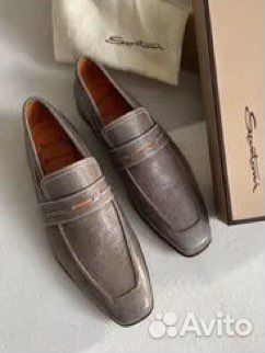 Мужские туфли santoni новые 6 27 cm