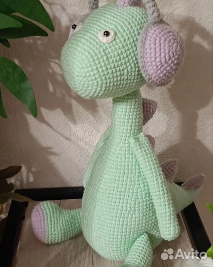 Вязаные игрушки роза