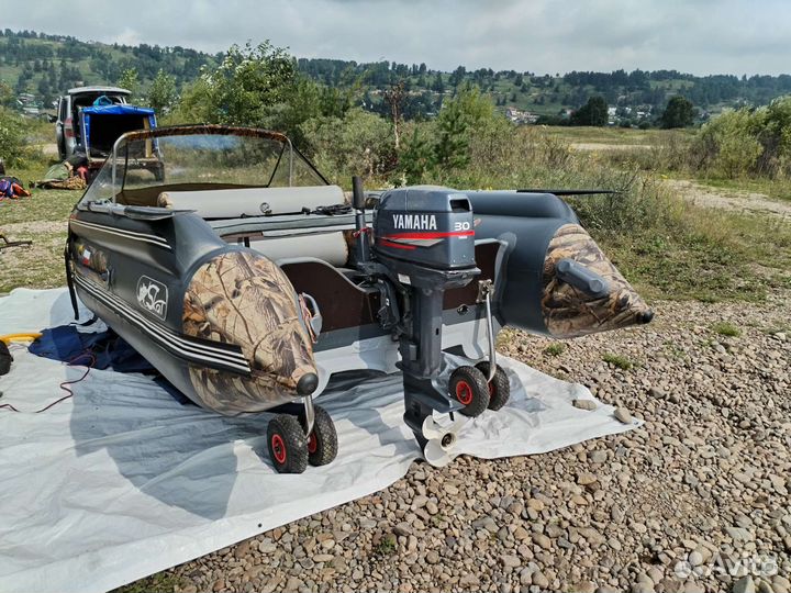 Лодка пвх Риф Скат с фальшборт 400