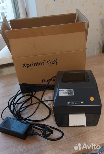 Термопринетер Xprinter XP-460B черный