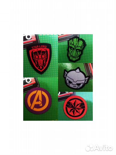 Фигурки-липучки из Пятёрочки Brawl Stars и Нашивки