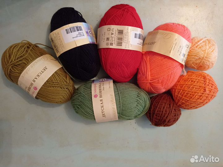 Пряжа для вязания акриловая