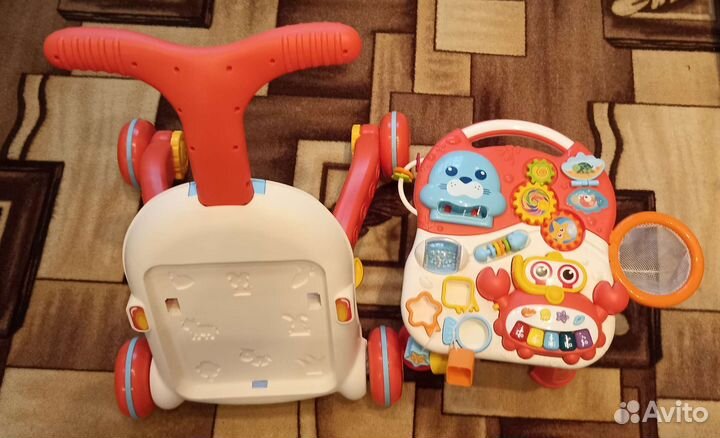 Игровой центр, каталка, развивающий столик