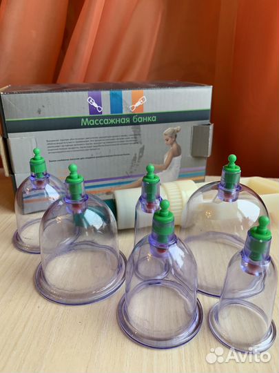 Вакуумные банки для массажа