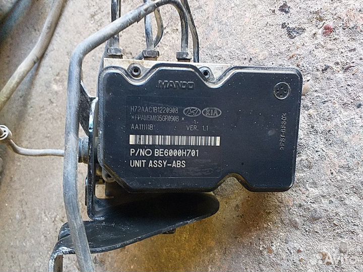 Hyundai Solaris блок абс Kia Rio насос абс G4FC 20