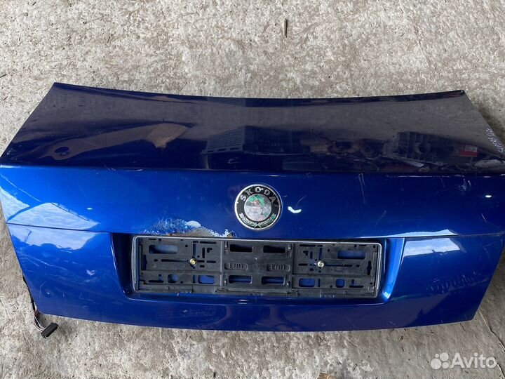Крышка багажника skoda superb1