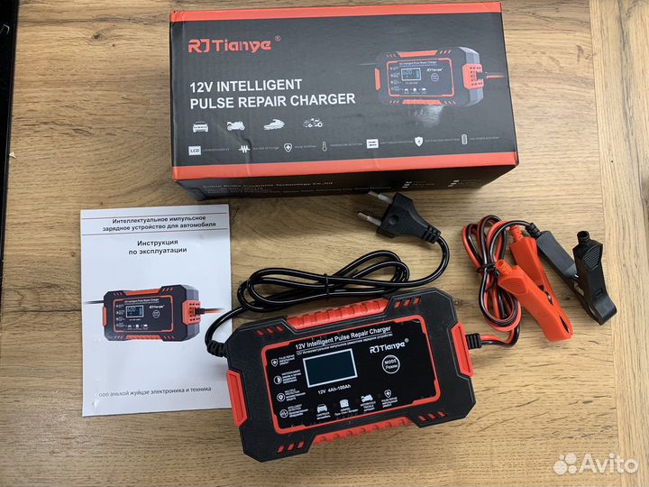 Автомобильное зарядное устройство акб 12V 6A