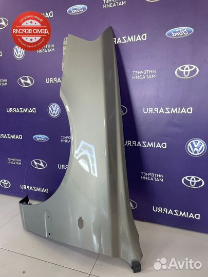 Крыло Hyundai Accent левое темно- бежевый