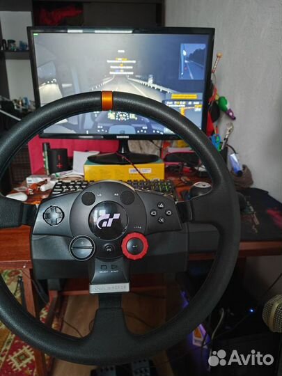 Руль Logitech driving force gt