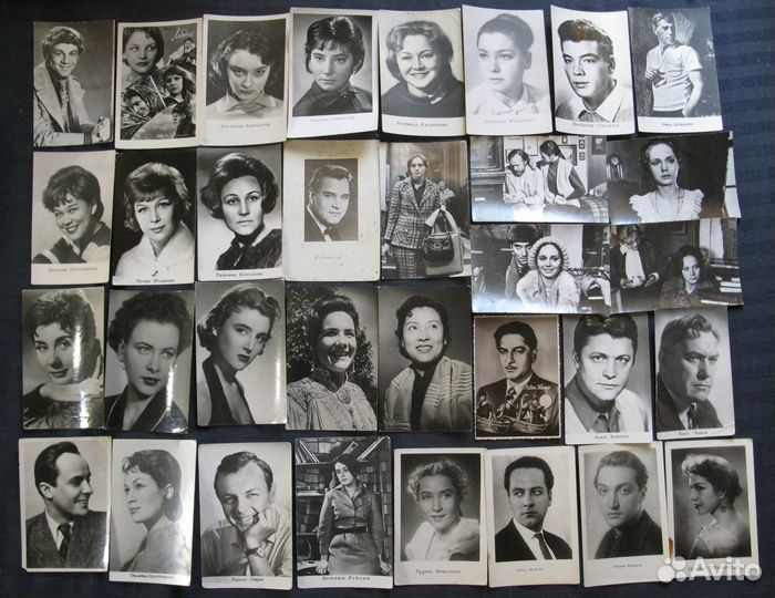 Актеры кино театра Ис-во Иллюстрации Редк открытки