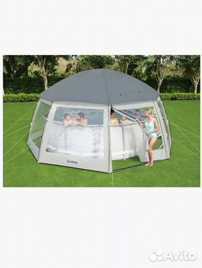 Павильон- Купол для бассейна 600х600х295 см