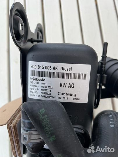 Новая Webasto MQB VAG. Дизель и Бензин