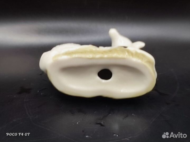 Статуэтка Овца фарфор лфз, 1980е гг винтаж СССР