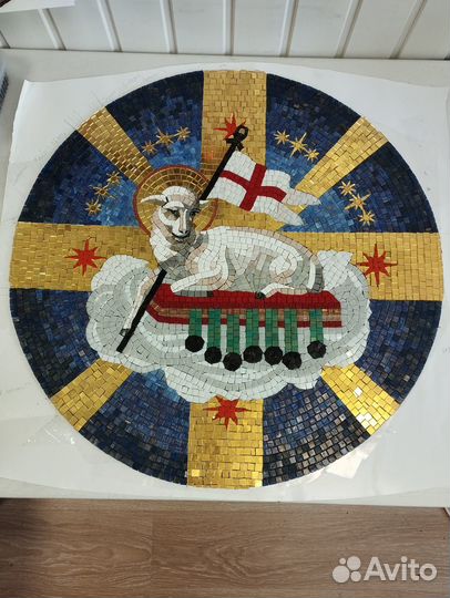 Панно мозаика художник