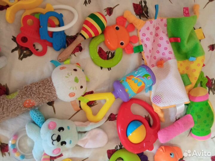 Погремушки, грызунки, ниблер пакетом