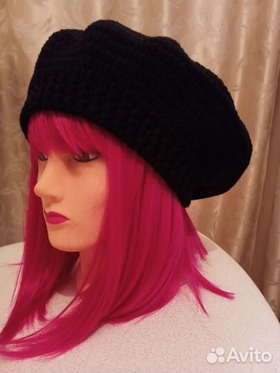 Берет вязаный(57-58)новый