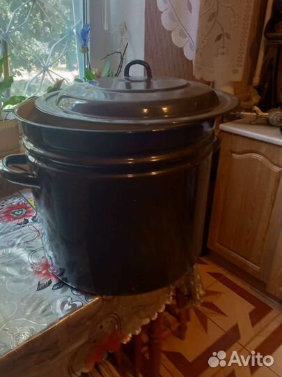 Баккастрюля эмалировпнная
