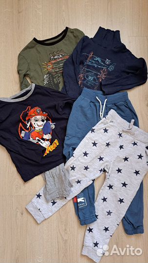 Вещи пакетом 110 -116 на мальчика