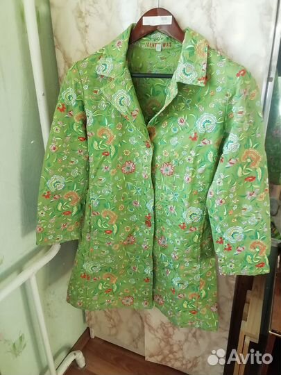 Пальто джинсовое