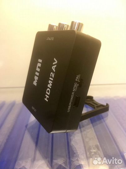 PS4 PS3 PC Адаптер hdmi to AV 3RCA - Mini hdmi2AV