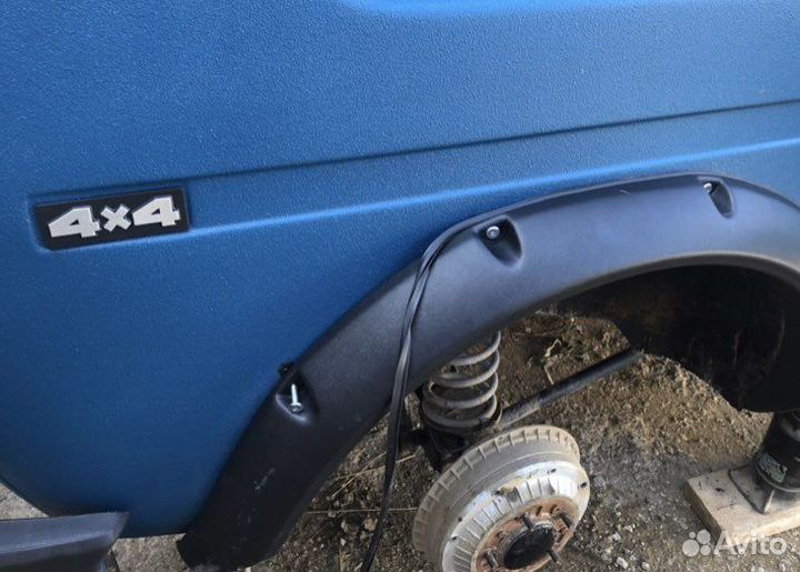 Лаптеры Нива Fenders под резанные арки