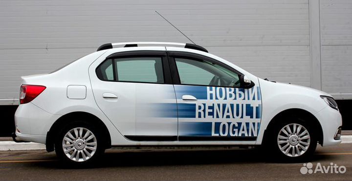 Рейлинги на крышу Renault Logan