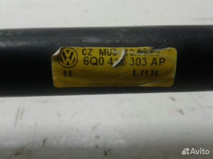 Стабилизатор передний Skoda Fabia 5J2 BXW 2009