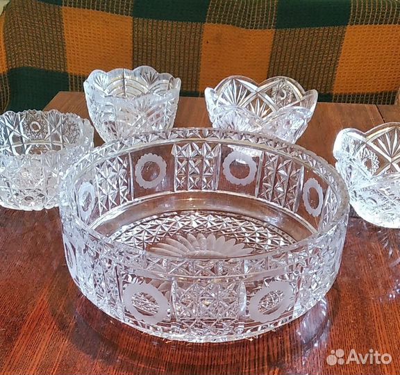 Хрустальная посуда СССР Чехия