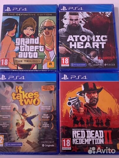 Игры для приставок PS4