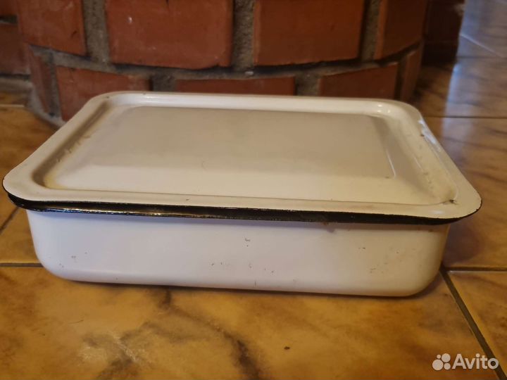 Лоток для холодца эмалированный СССР