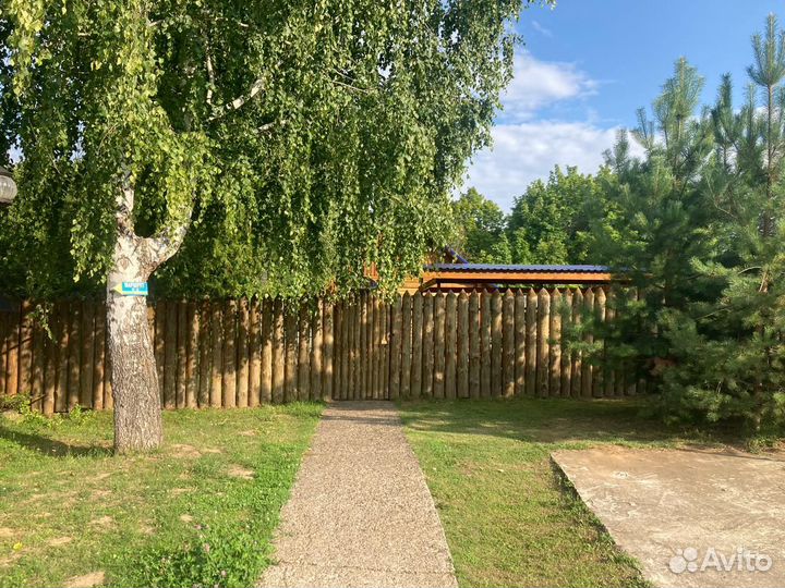 Баня с беседкой и мангалом