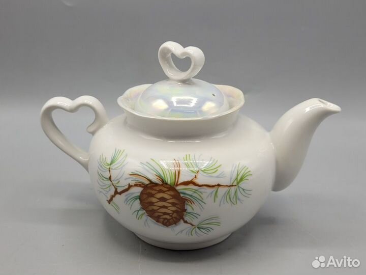 Чайник 600 мл. фарфор Шишки Богдановичи