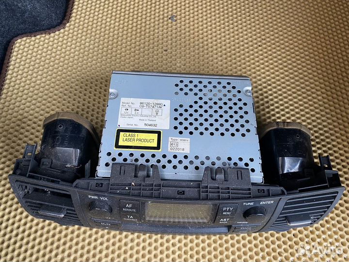 Магнитола toyota corolla 120