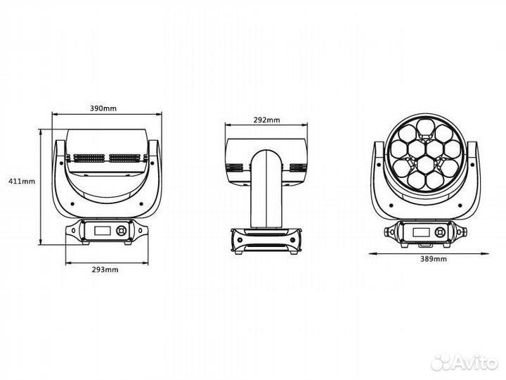 Silver star SS656XCE pluto4000XE mkii, Вращающаяся